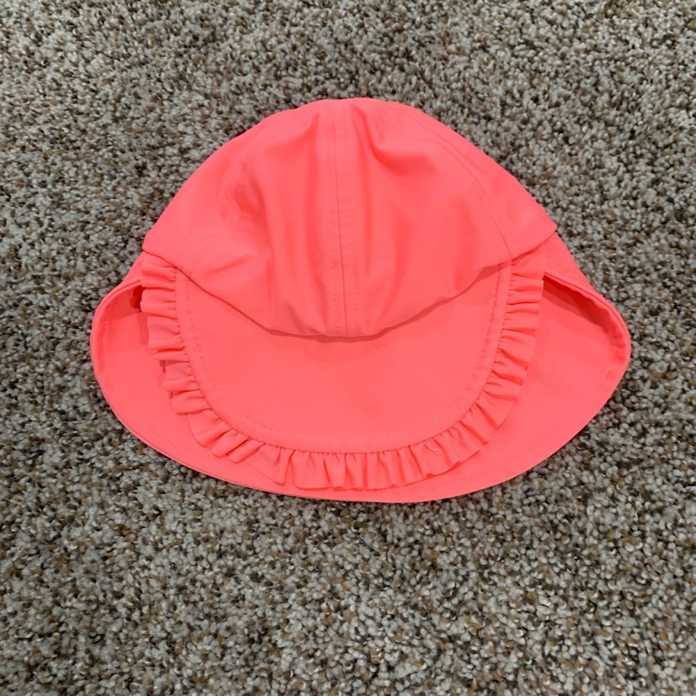 Baby Girl’s ruffle knit Bucket Swim Hat